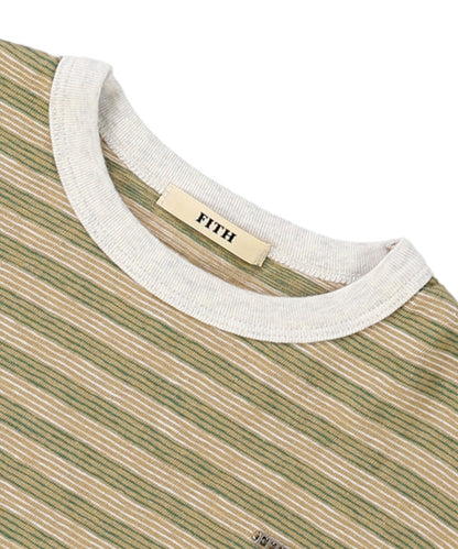 Striped Big Long Sleeve Tee