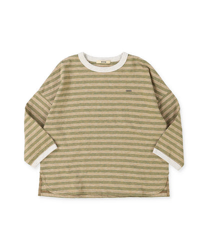 Striped Big Long Sleeve Tee