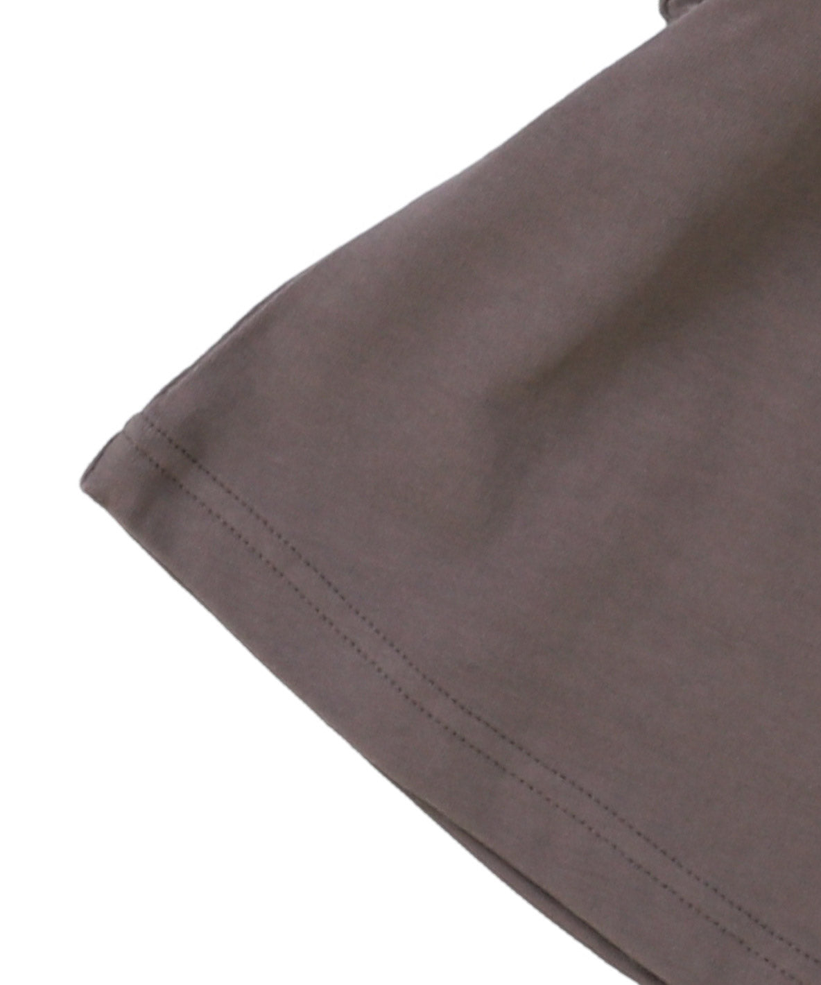 Smooth Cotton Jersey and Frill Sleeve Tee