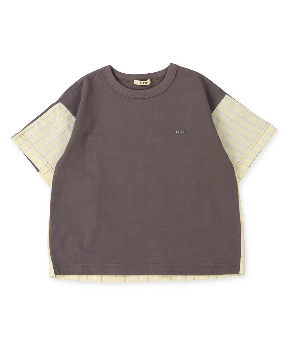 Smooth Cotton Jersey and Striped Tee