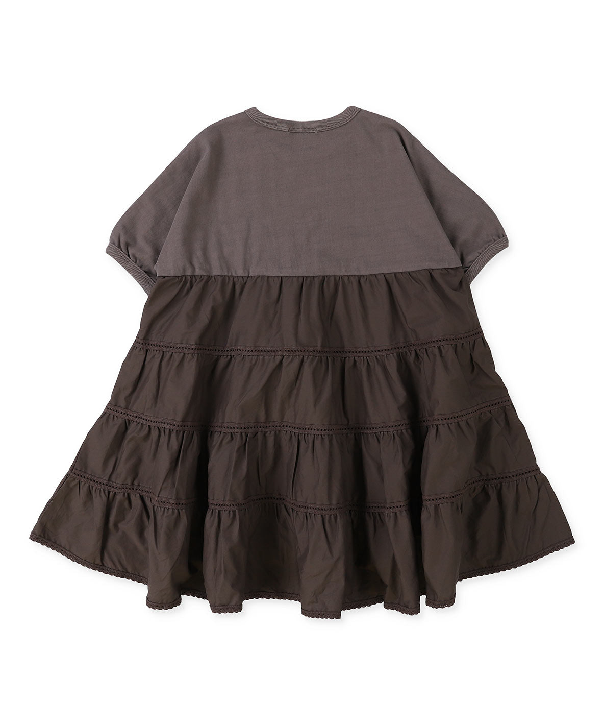 Smooth Cotton Jersey and Tiered Dress