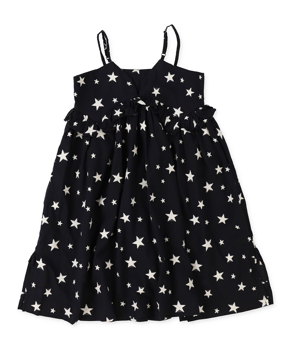 Star Jacquard Frill Dress