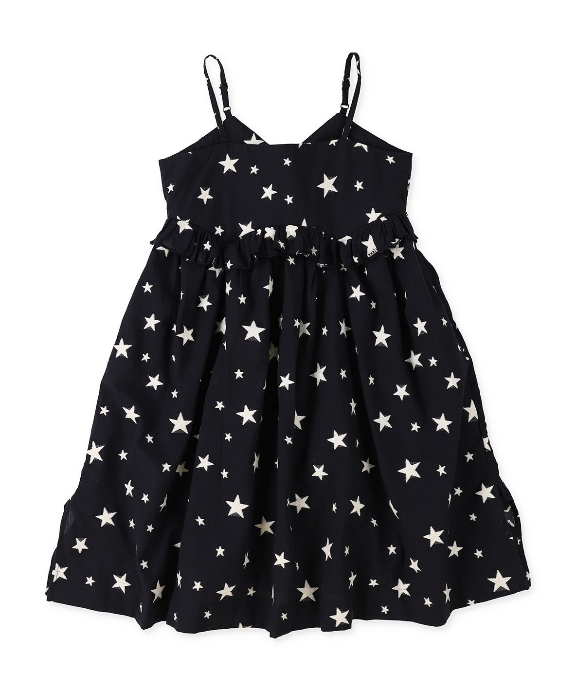 Star Jacquard Frill Dress