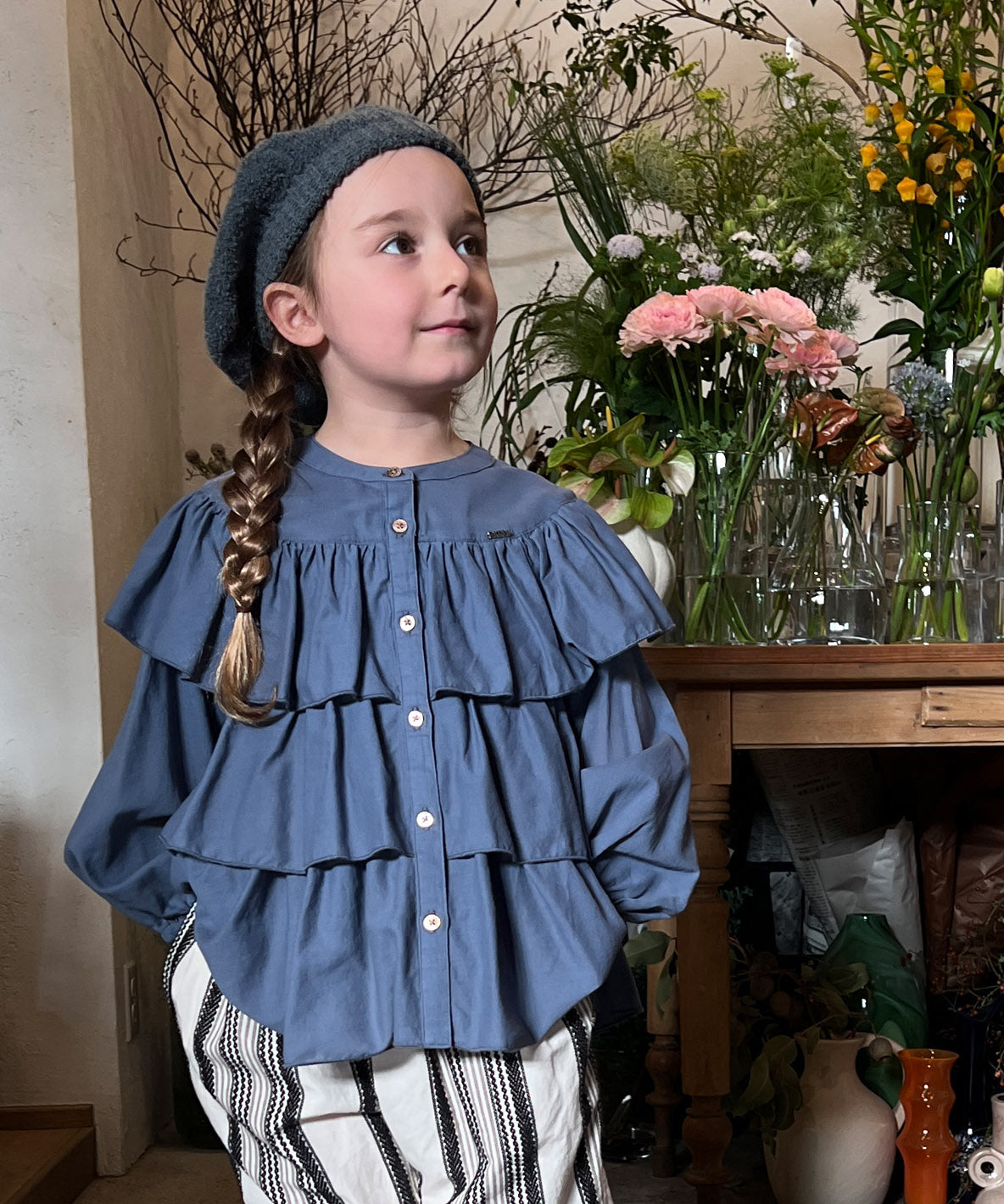 Cotton Chiffon Dobby Blouse