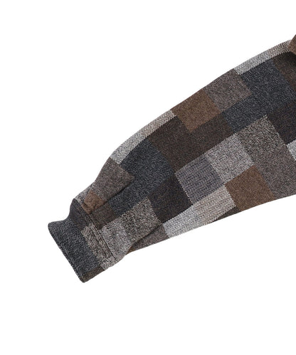 Tweed Cotton Plaid Shirt(LADIES)