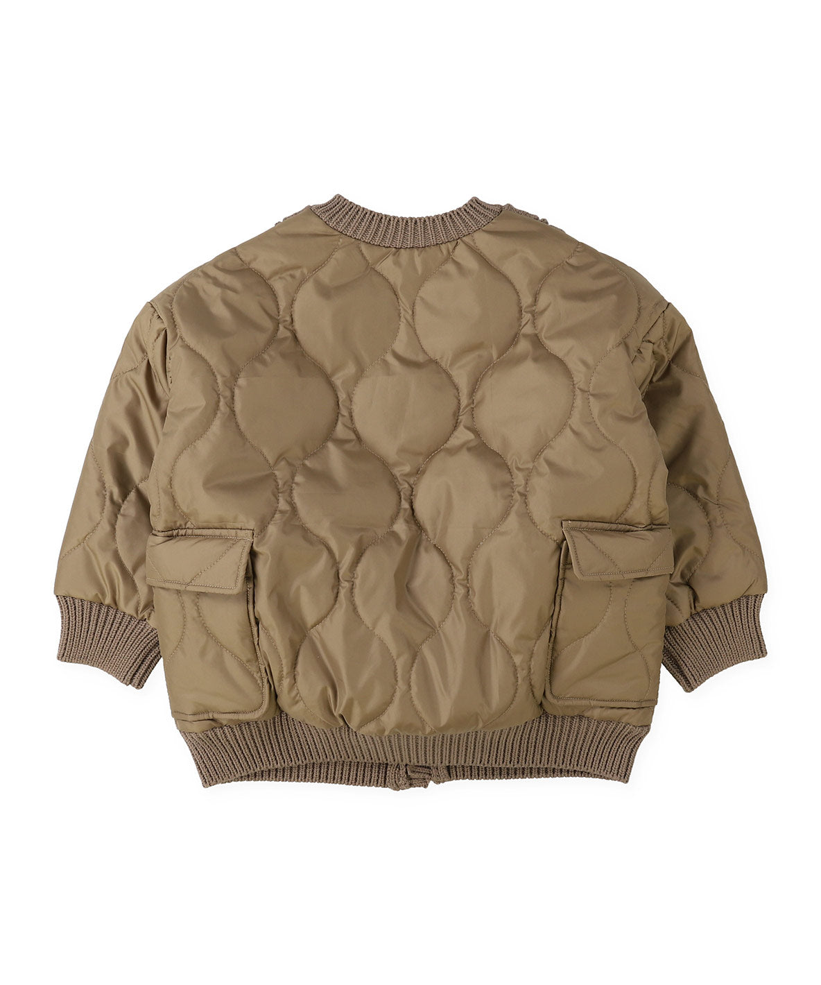 Knit Quilted Blouson