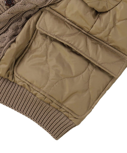 Knit Quilted Blouson