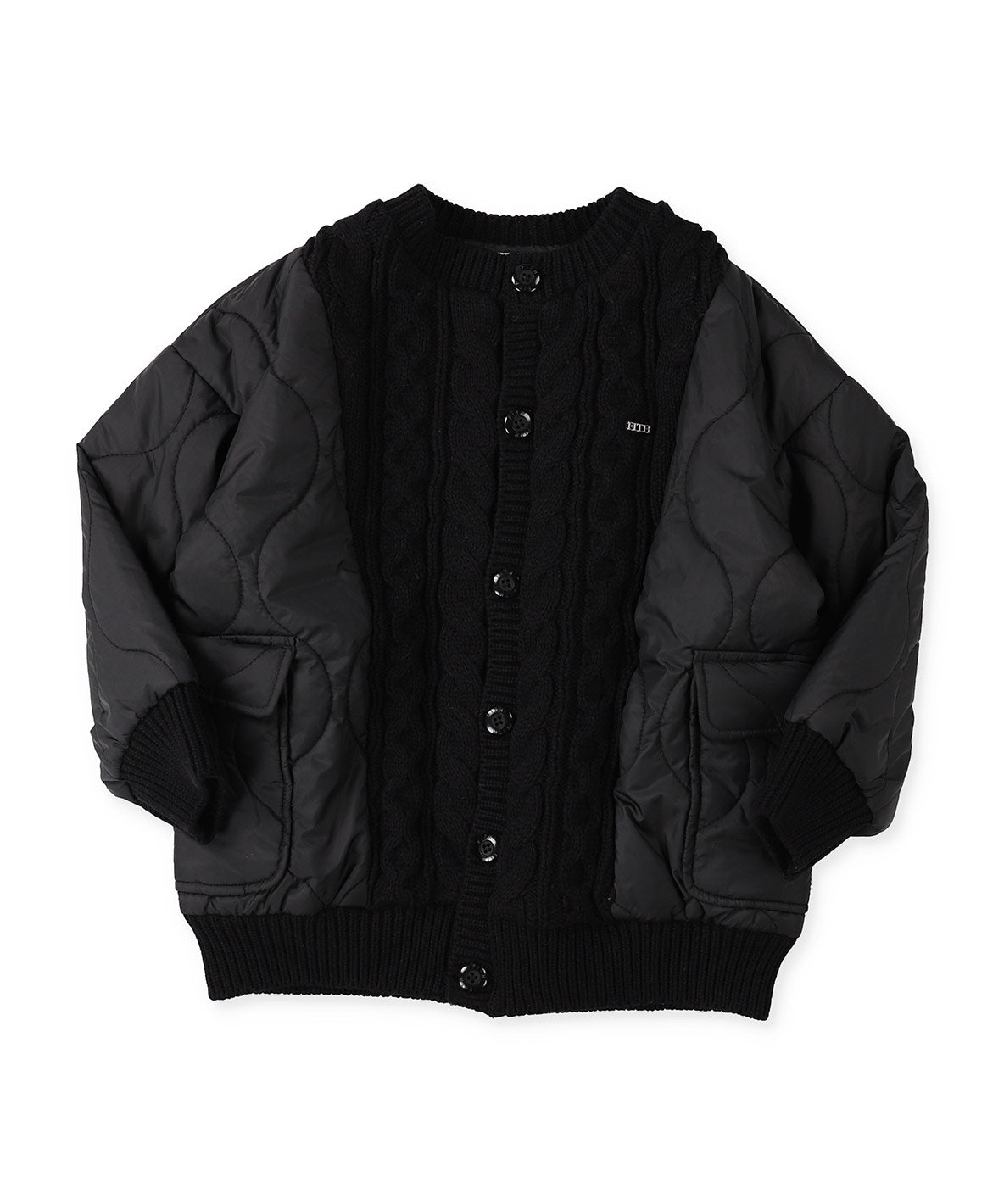 Knit Quilted Blouson