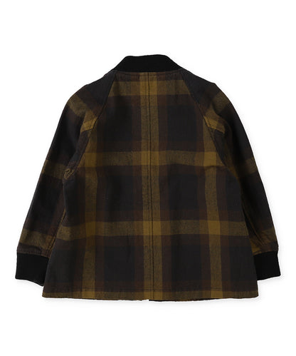 Cotton Nep Plaid Blouson