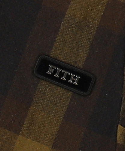 Cotton Nep Plaid Blouson