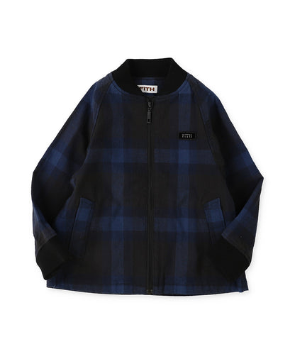 Cotton Nep Plaid Blouson