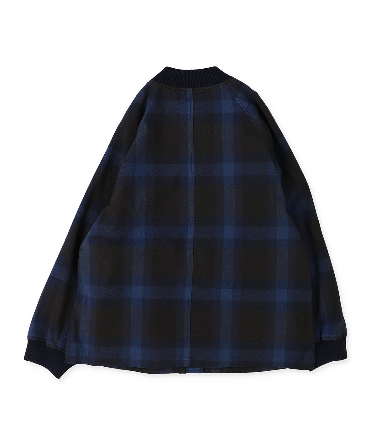 Cotton Nep Plaid Blouson(LADIES)