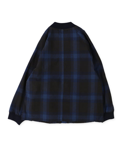 Cotton Nep Plaid Blouson(LADIES)