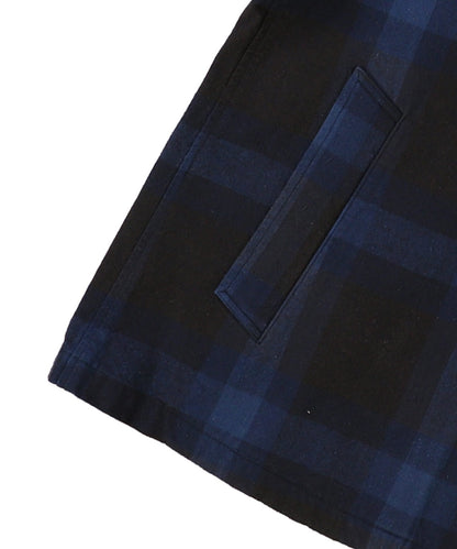 Cotton Nep Plaid Blouson(LADIES)
