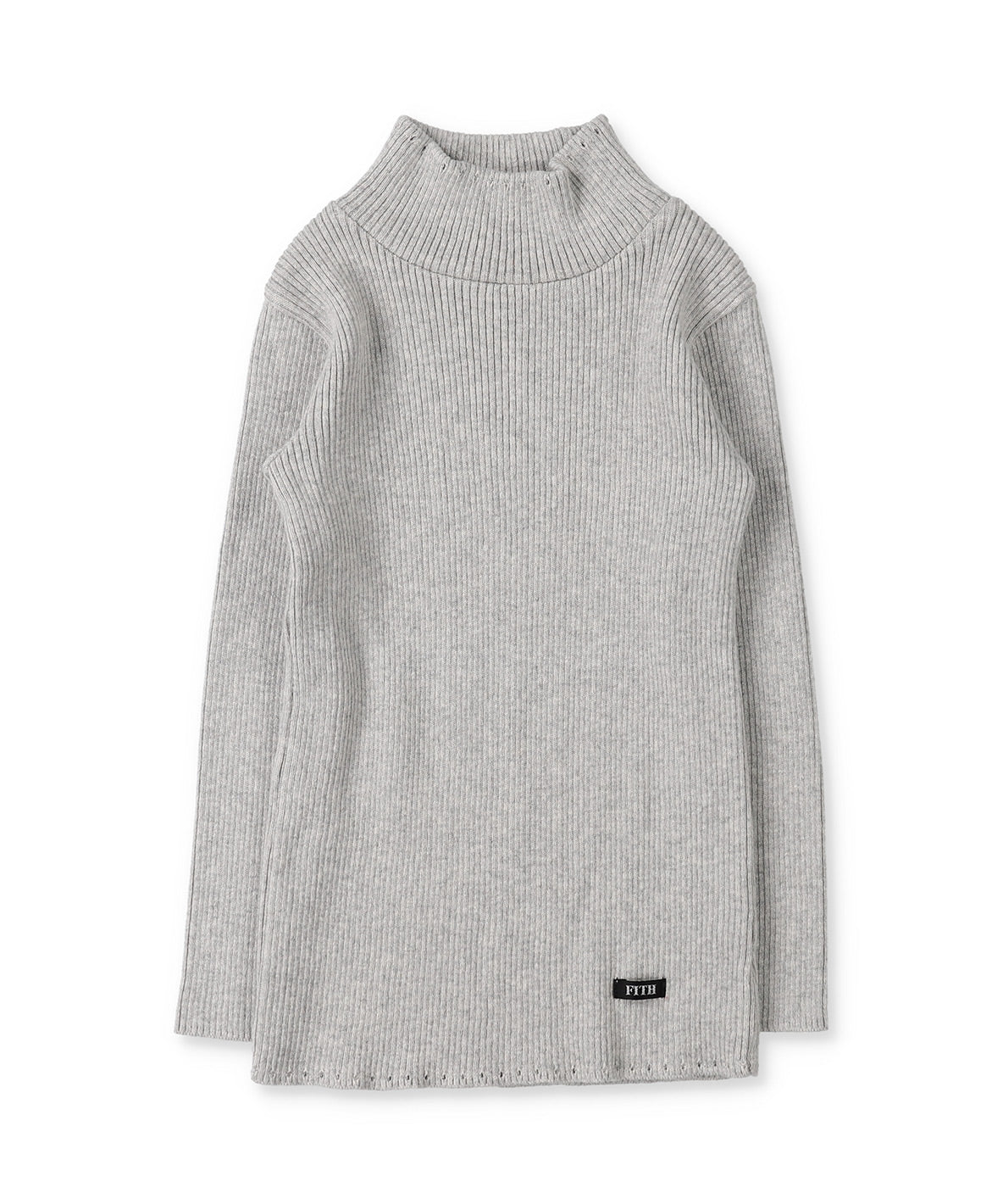 Washable Cotton Turtleneck Knit