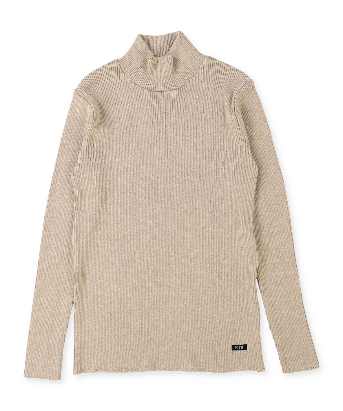 Washable Cotton Turtleneck Knit(LADIES)