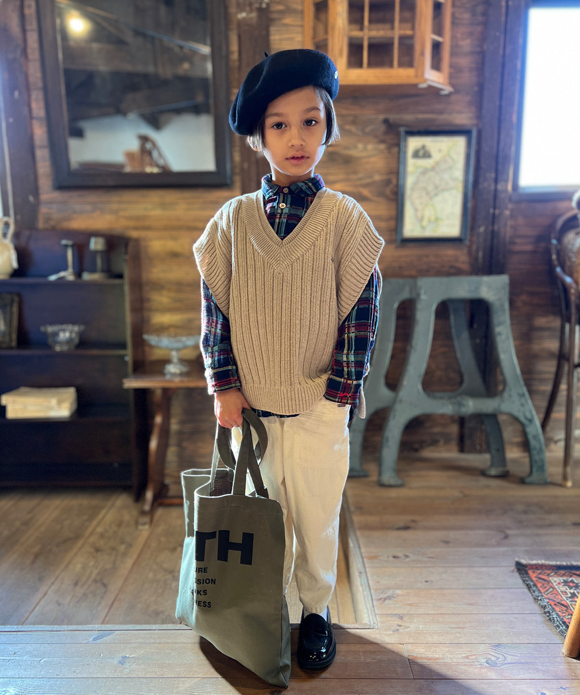 Cotton Knit Vest