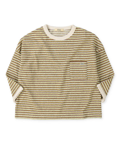 Multi Striped Long Sleeve Tee