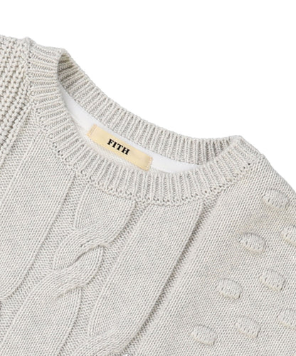 Pile Knit Sweater(LADIES)