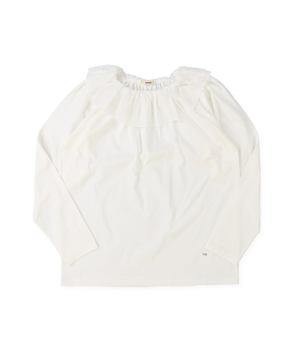 High Gauge Frill Collar Tee(LADIES)