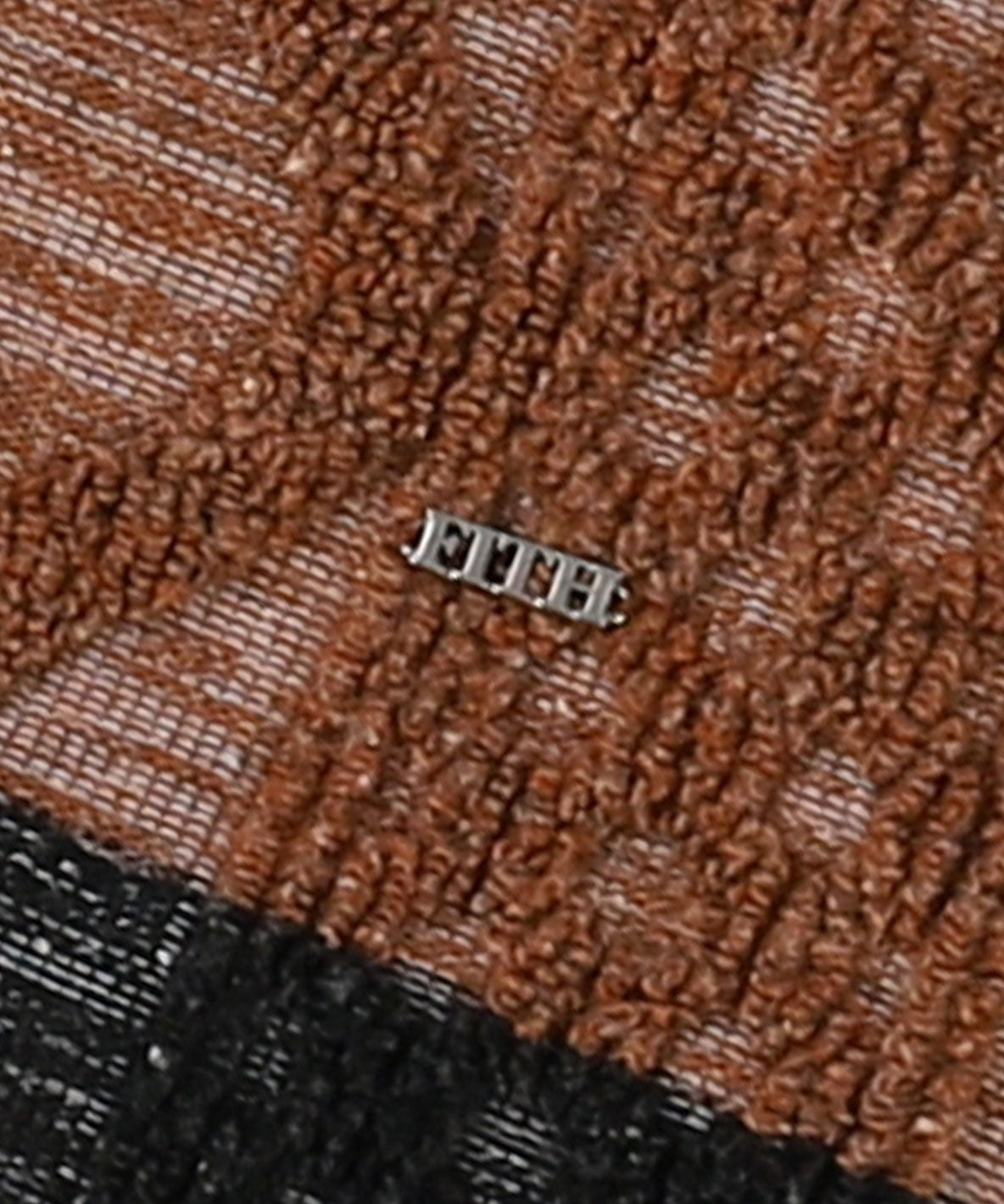 Striped Rope-knitting Pullover