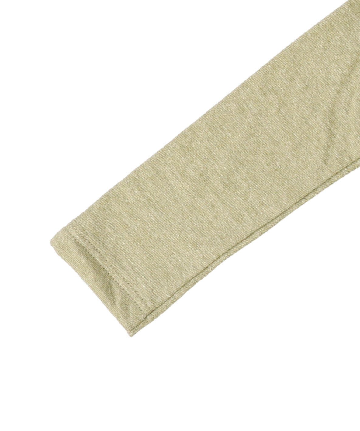 Melange Double Cloth Long Sleeve Tee