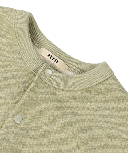 Melange Double Cloth Cardigan