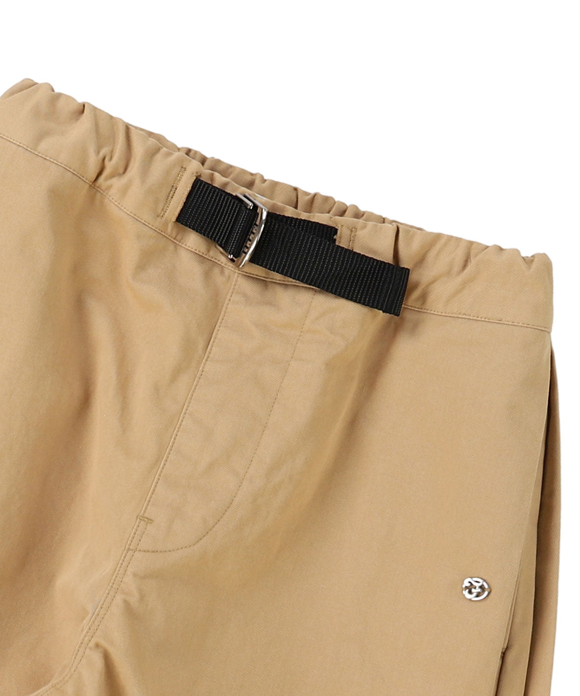 Cotton Twill Side Tuck Pants
