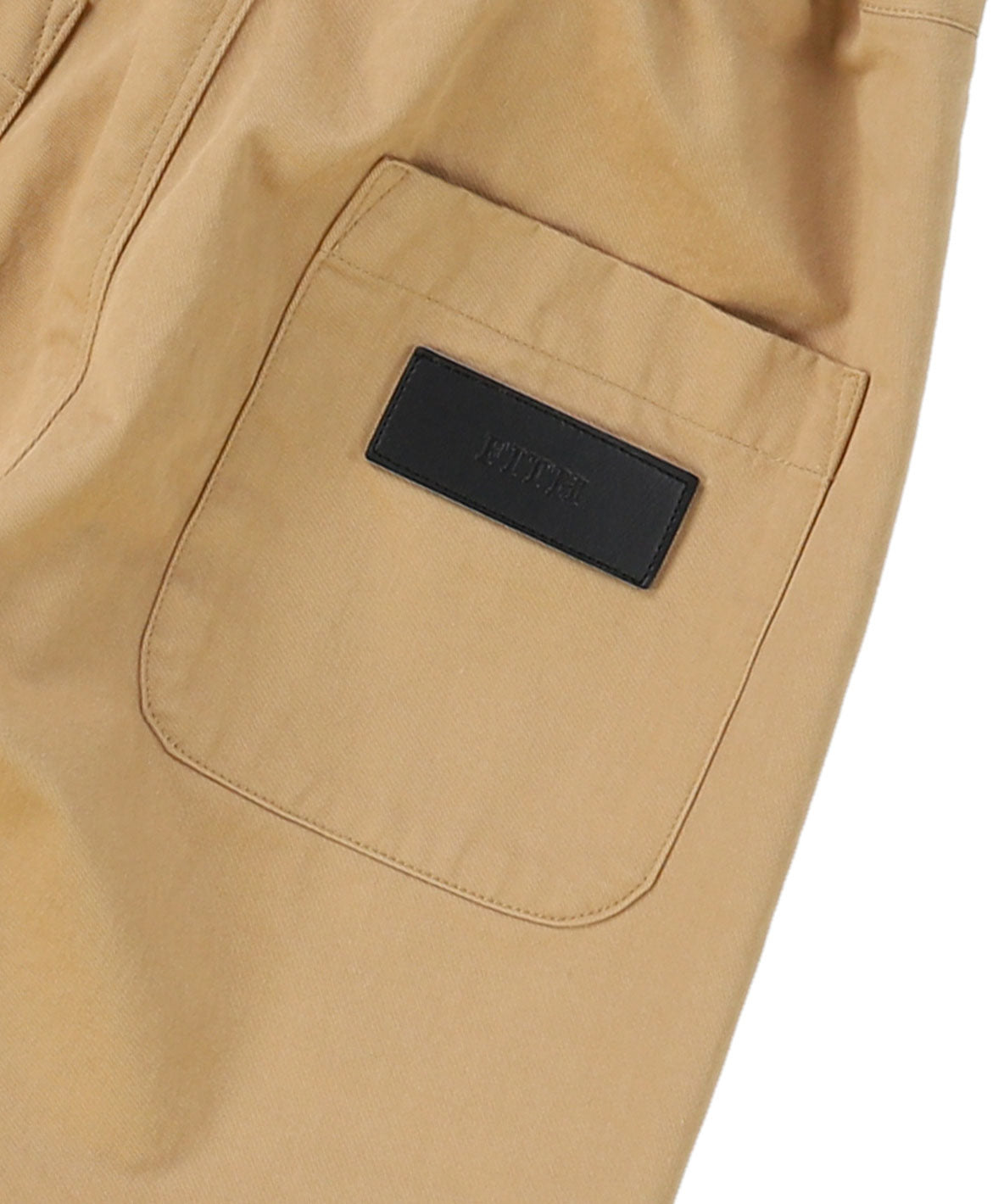 Cotton Twill Side Tuck Pants