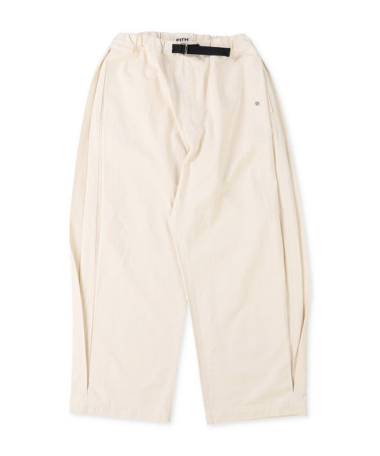 Cotton Twill Side Tuck Pants(LADIES)