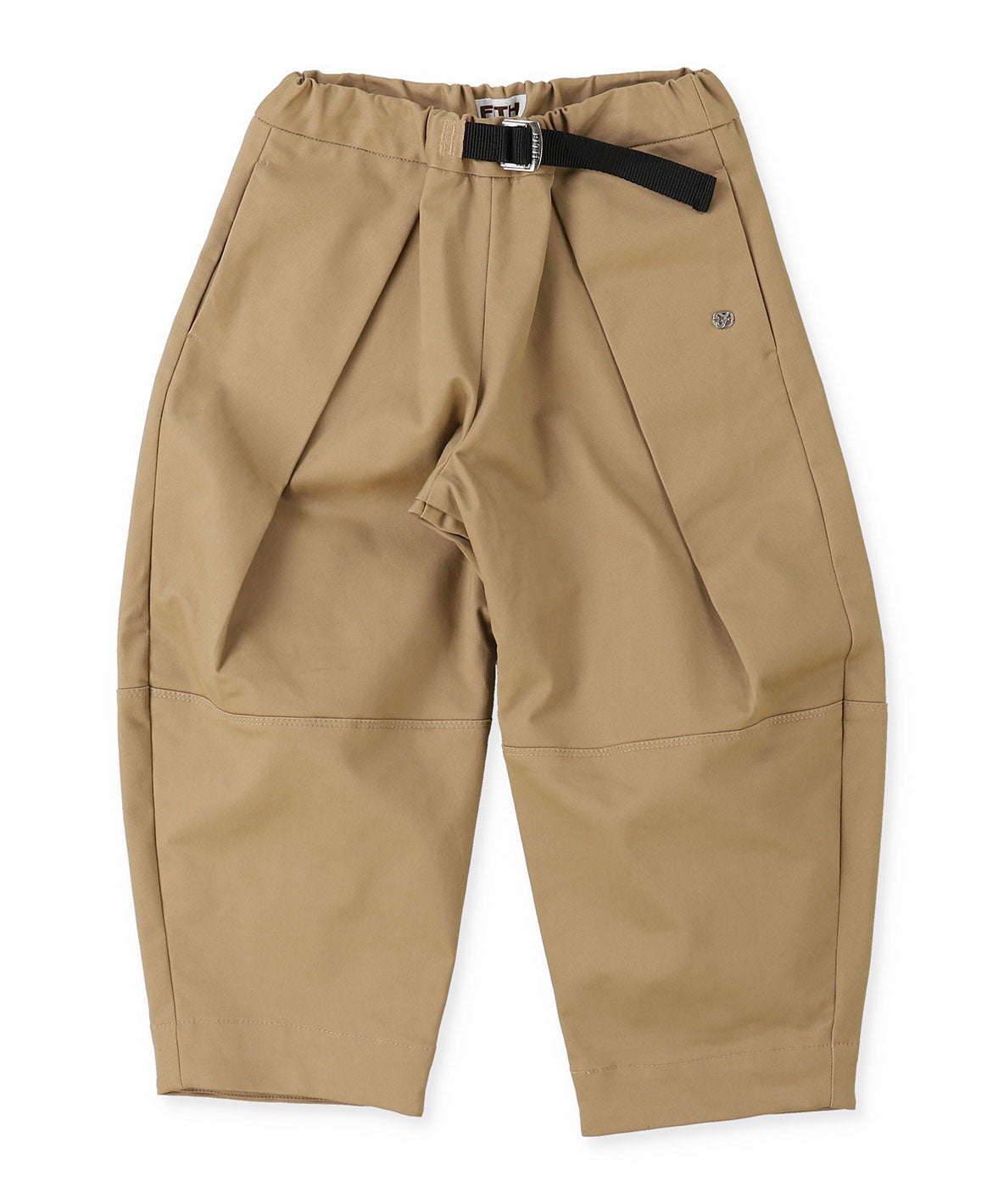 Peach Serge Tuck Pants