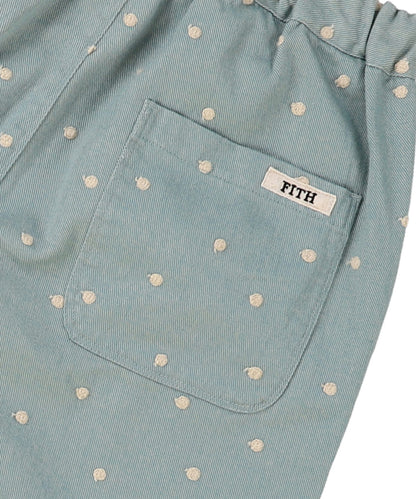 Embroidered Dot Pants(LADIES)