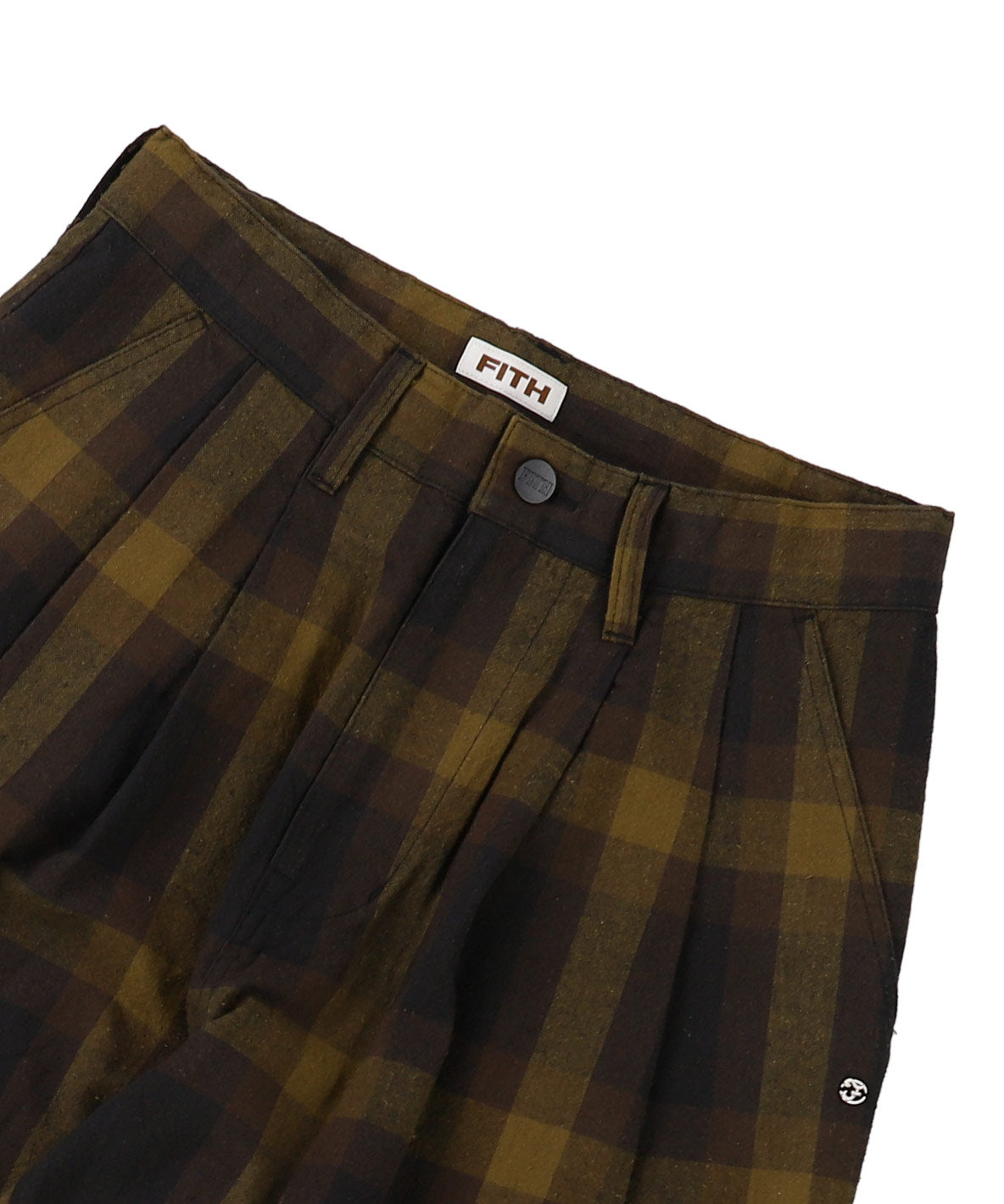 Cotton Nep Plaid Pants(LADIES)