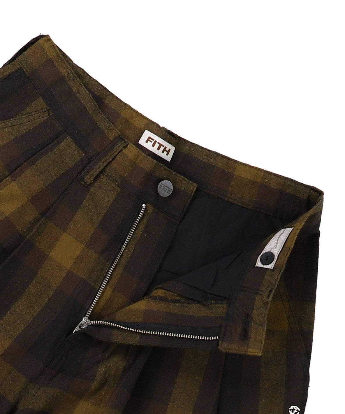 Cotton Nep Plaid Pants(LADIES)