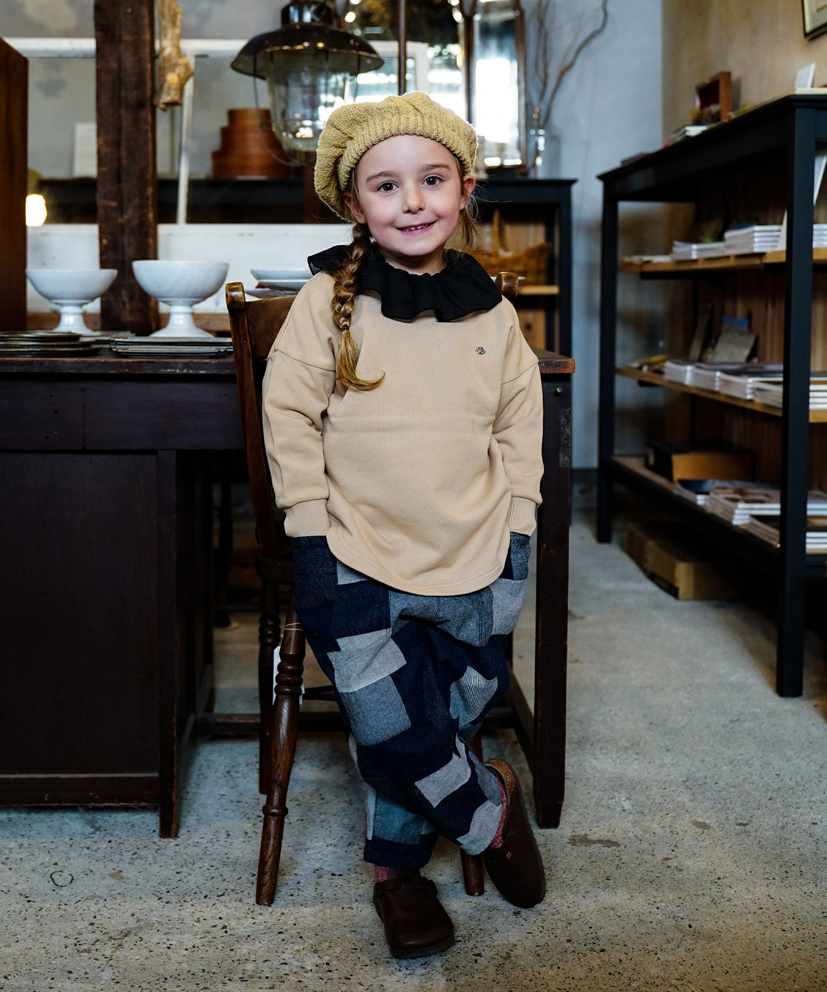 Patchwork Denim Pants