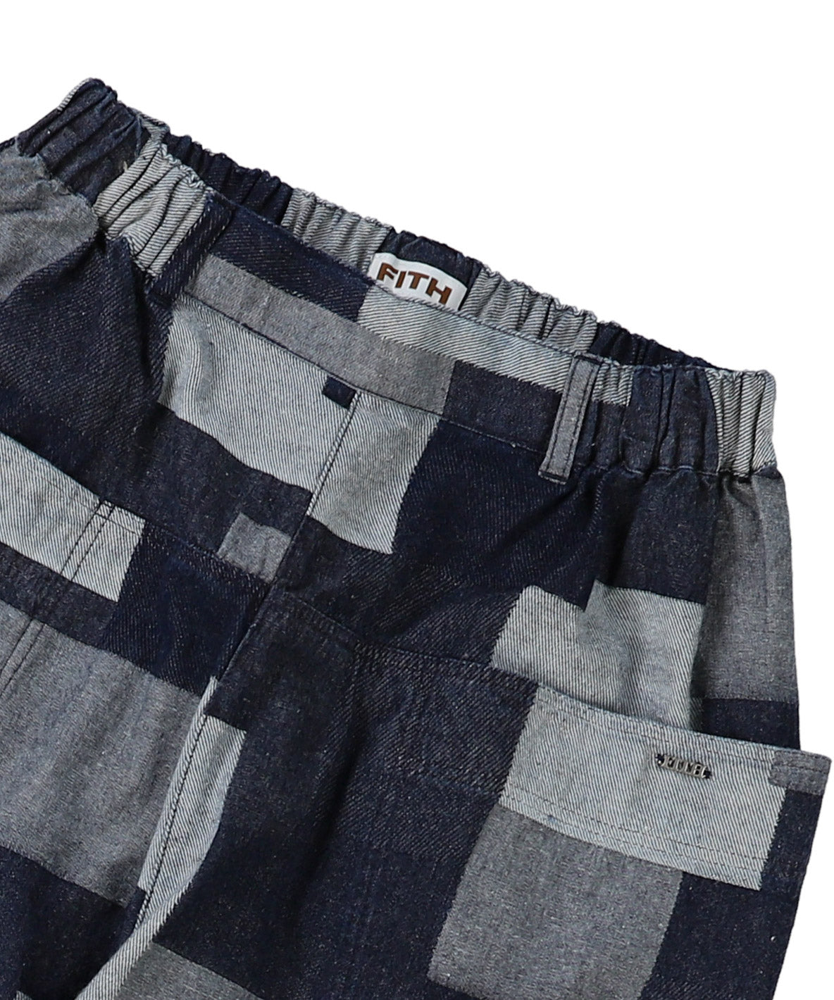 Patchwork Denim Pants(LADIES)