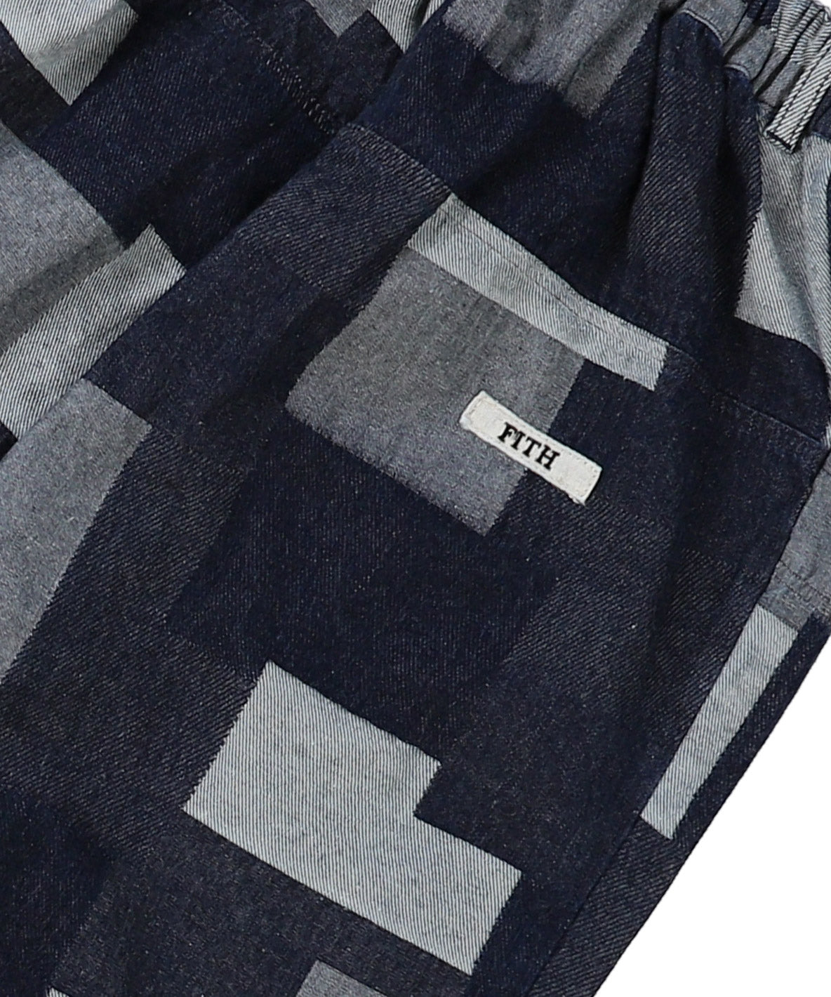 Patchwork Denim Pants(LADIES)