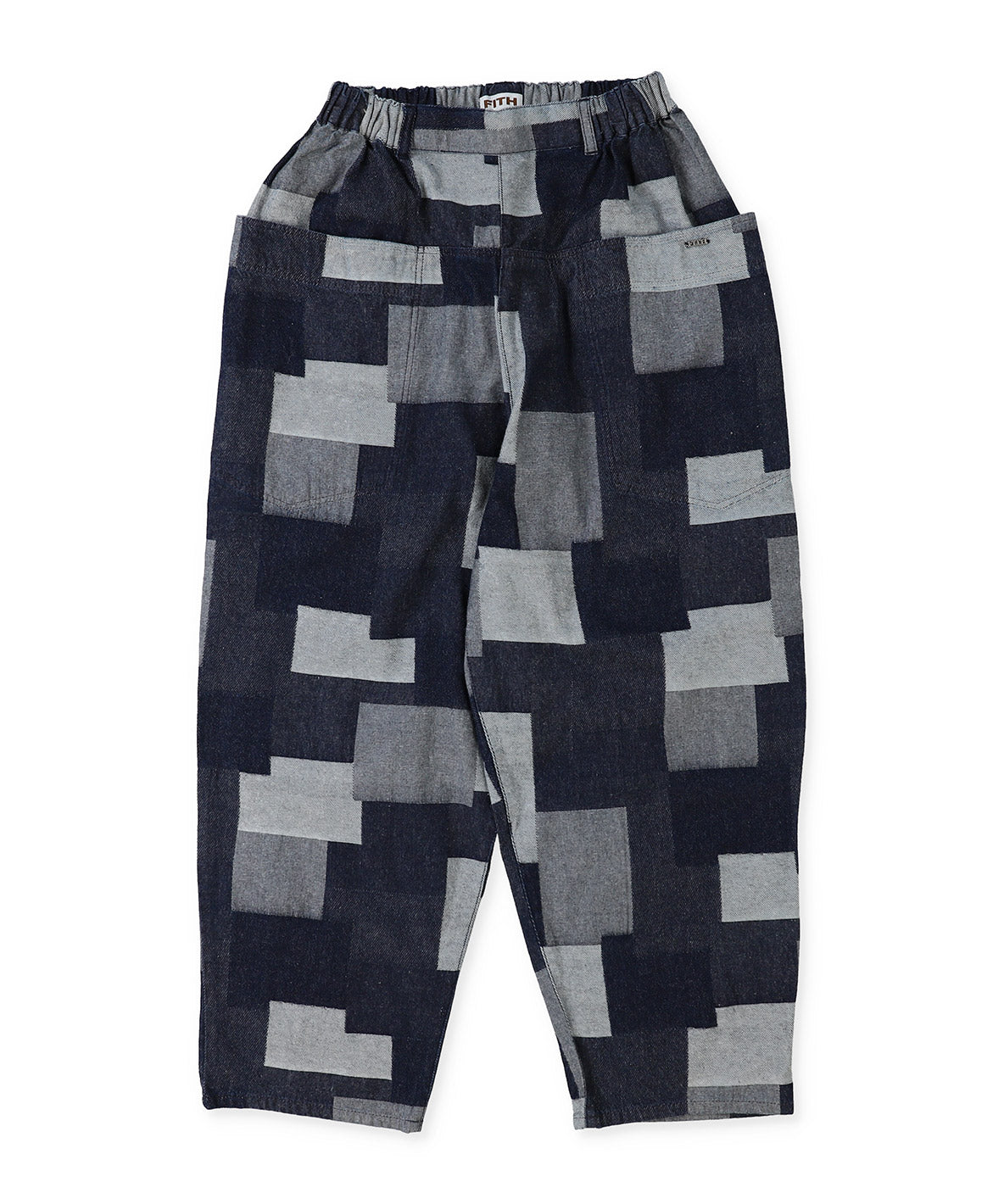 Patchwork Denim Pants(LADIES)