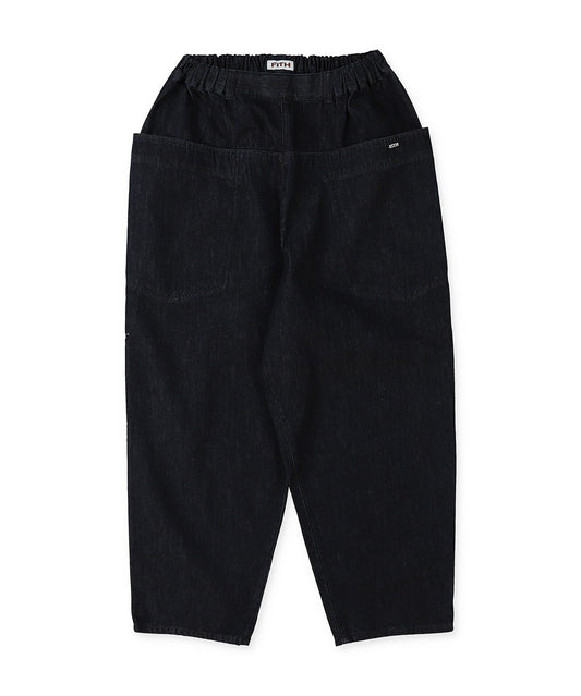 Side Pocket Denim Pants(LADIES)