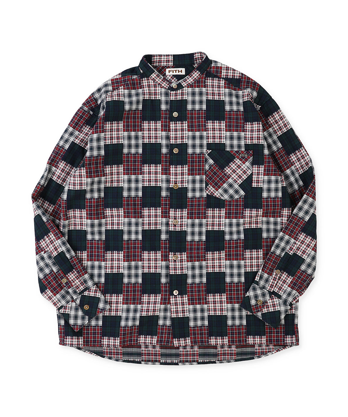 Patchwork Shirt(LADIES)