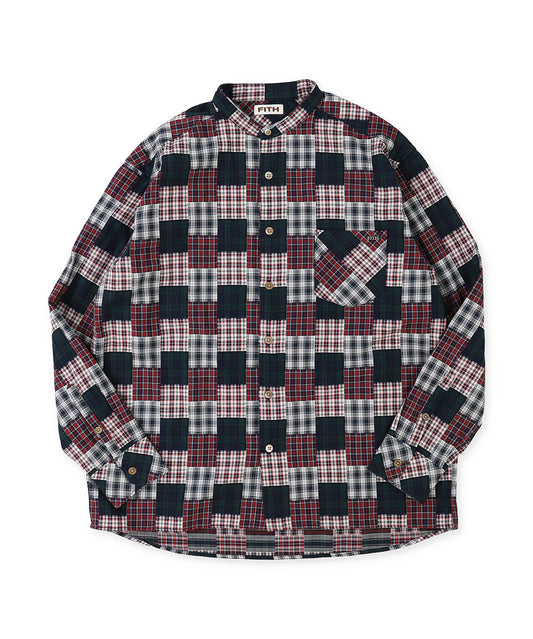 Patchwork Shirt(LADIES)