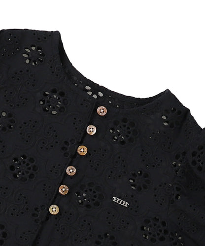 Cutwork Collar Blouse