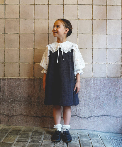 Cutwork Collar Blouse