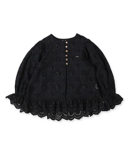Cutwork Collar Blouse