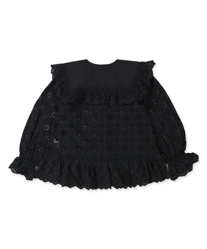 Cutwork Collar Blouse(LADIES)