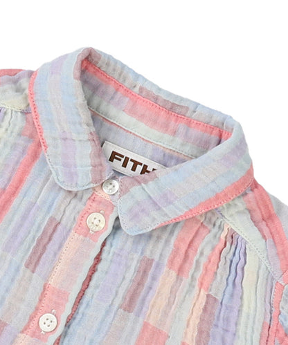 Striped Double Cloth Blouse