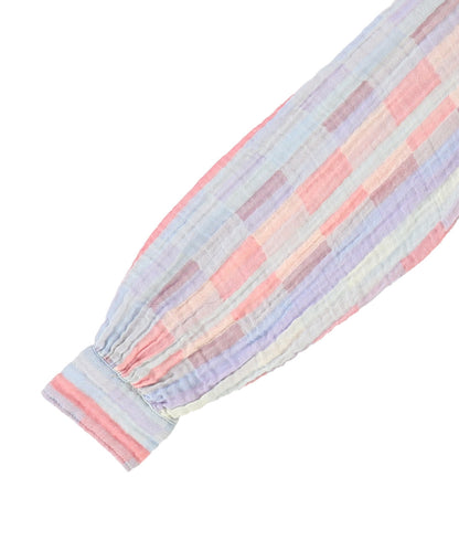 Striped Double Cloth Blouse