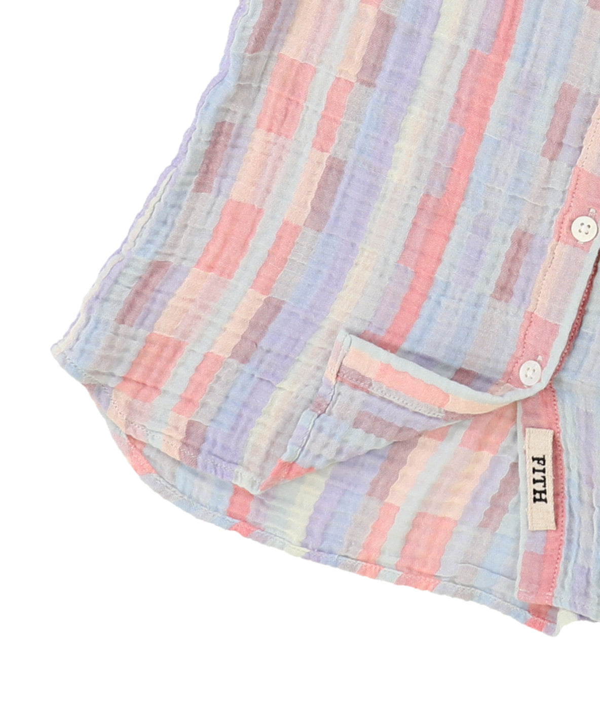 Striped Double Cloth Blouse