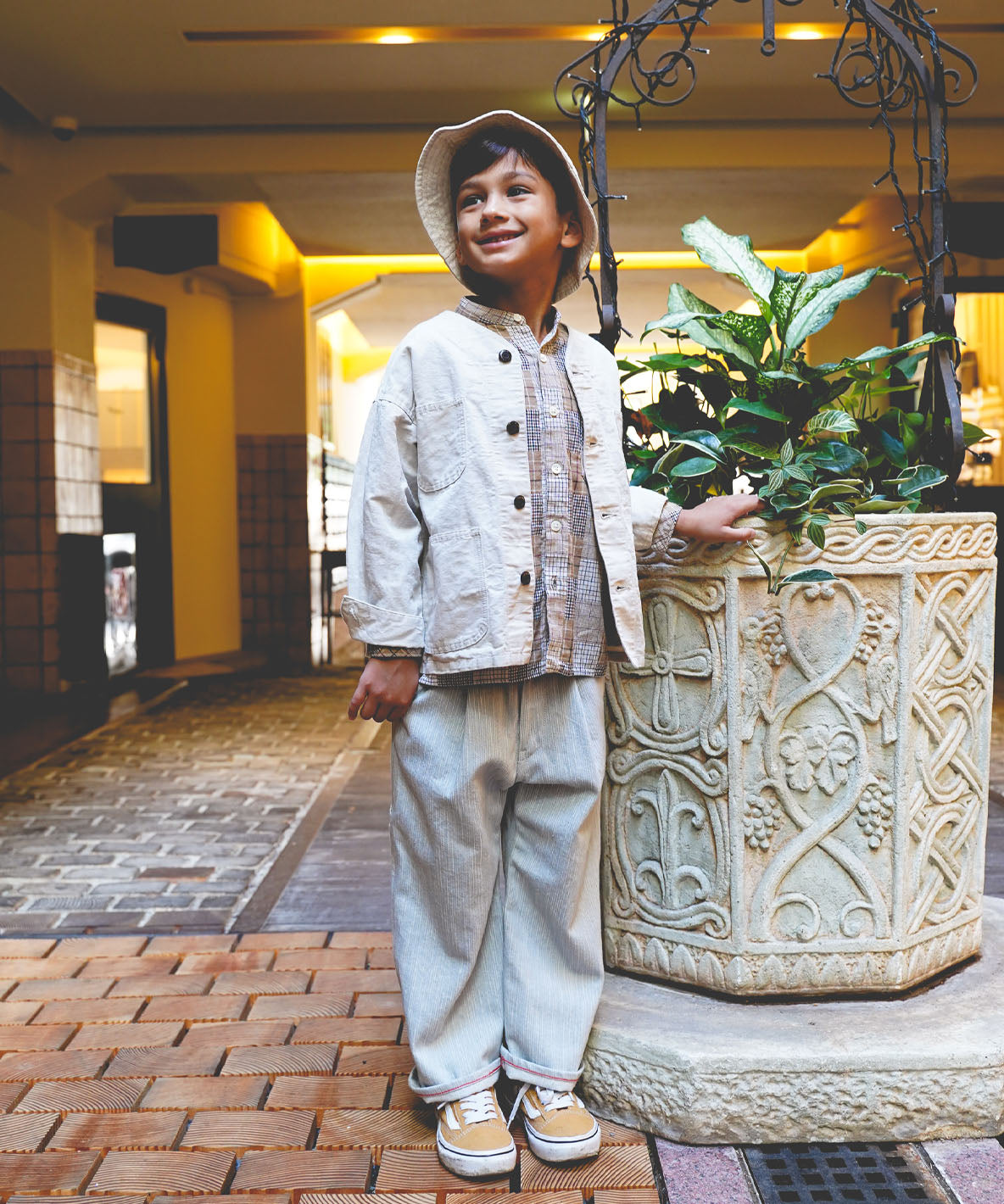 Cotton Linen Weather Cloth Long Sleeve Jacket