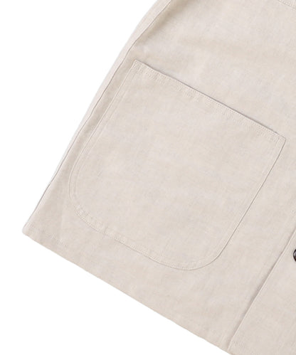 Cotton Linen Weather Cloth Long Sleeve Jacket(LADIES)